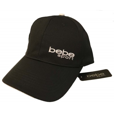 Bebe Sport Baseball Cap Adjustable Strap Black Hat  eb-45984925